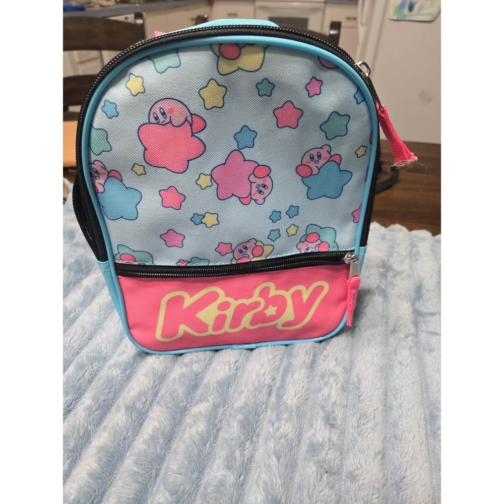 Kirby Mini Backpack‎ Nintendo Bioworld Pink Blue Kids Small Bag Cute Gamer